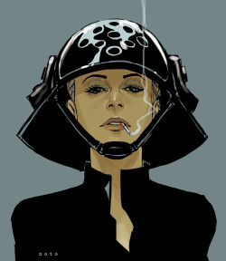 philnoto:  Death Star She Wolf - A little late for Star Wars Day, but I wanted to do this color version based on an old con sketch. 