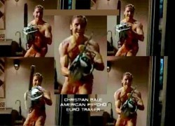 Major Dad&rsquo;s Celebrity Nude 179  Christian Bale naked in American Psycho trailer 
