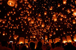 Cannot wait to light up the night, with everyone! Loi Krathong Festival, Thailand