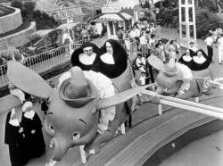 01 Nov 1962, Anaheim, California, USA &mdash; Catholic School Day at Disneyland