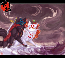 Okami fanart, this game is so much love And as you can see I love to draw animals Art from 2007