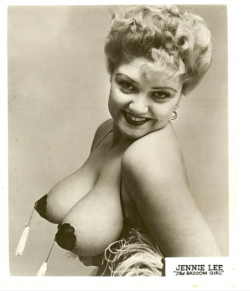 glamorpuss:  Jennie Lee burlesque dancer 1950’s 