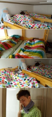 kwangasm:  freakfuckingyoseob:  B2ST Sleeping 0:)  jkfnkjgf -just imagines Gikwang and Junhyung snuggling at night- Omg so cute. 