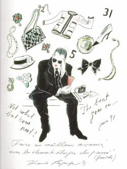 Karl Lagerfeld&rsquo;s self-portrait on his ideas how to continue Coco Chanel&rsquo;s heritage.