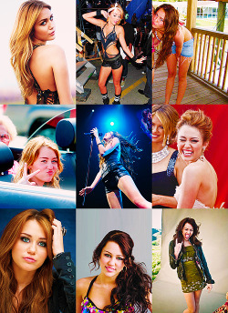 blairenas:  My Biggest Crushes (in alphabetical order) - Miley Cyrus (&frac12;) 
