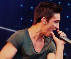 Tom. Wigan. 8th July 2010. Supporting The Saturdays on their summer tour.My edit. THE VEIN! 
