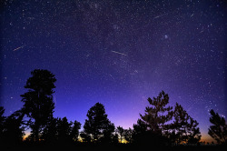 spacettf:  Morning Meteors of the Perseid Kind by Fort Photo on Flickr. 