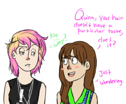 steph-a-doodle:  dashingicecream:  This time with Faberry.  OMG Quinn’s face. YOU’RE GETTING SO AMAZING AT DRAWING AND COLORING. YOU’RE BETTER THAN ME OMG. I LOVE YOU.  OH SHUSH STEPH. TO ME, YOU WILL ALWAYS HAVE THE BEST DOODLES. &lt;3