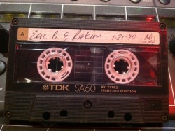  Eric B &amp; Rakim Studio Album Demo &ldquo;Let The Rhythm Hit'em&rdquo; 1990  