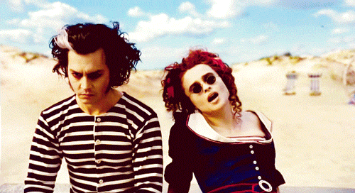 Image result for sweeney todd beach gif