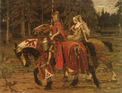calantheandthenightingale:  Heraldic Chivalry by Alfons Maria Mucha (1860 - 1939) 