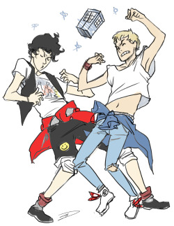 i was going to draw this two days ago but then i saw my hella jeff shirt on top of the laundry and got DISTACTED it&rsquo;s because &ldquo;john and sherlock&rsquo;s excellent adventure&rdquo; was too long when i was trying to title my last thing on DA