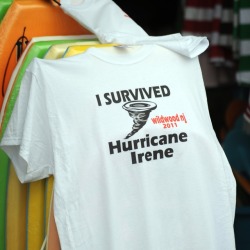 thedailywhat:  Extreme Weather Exploitation Failure of the Day: This is what happens when you rush to capitalize on a natural disaster: You end up using tornado clip art on your hurricane tee. [atlantic.]  I was at Wildwood, NJ, over the summer! But yeah,