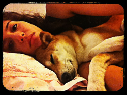 Dags and I are sleepy tired. Good morning. :)