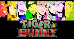 flowers4ophelia:                                 Tiger &amp; Bunny is about a diverse group of super heroes in the city of Sternbild, conceived as a futuristic vision of 1970s New York. In this world, mutant heroes have corporate sponsors and are competit