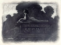 regardintemporel: František Drtikol - Le sphinx (Cléopâtre), 1913 