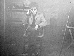  Bob Dylan, screen test, 1965, by Andy Warhol. 