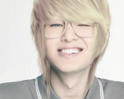 lovelyonew:  blonde Onew!!!  O.M.F.D :||||| !!