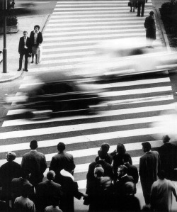New Dynamic: Street Scene in Stuttgart  photo by Hannes Kilian, 1965