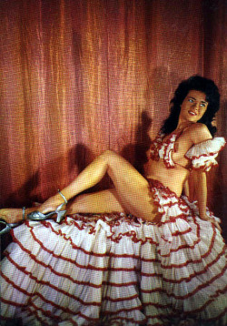Texas Sheridan..  As featured in the vintage ‘Burlesque Historical Company’ postcard series..