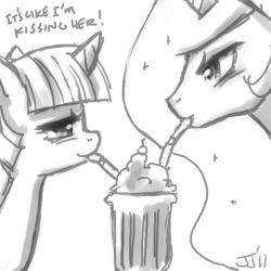 &ldquo;Twilight Sparkle and Celestia drinking out of the same smoothie at the same time?&rdquo;