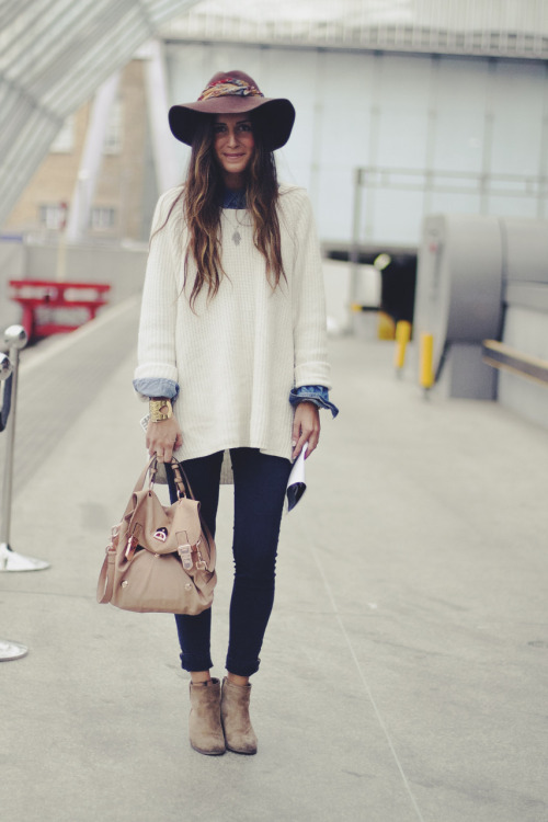 Perfect oversized sweater look - Topshop Tumblr