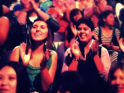 bestfriend Lauren &amp;&amp; I in the audience for The Sing-Off Season 3 Premiere !
