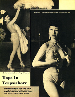 &ldquo;Tops In Terpsichore&rdquo; A short Barbara Yung profile, as published in the July &lsquo;51 issue of ‘FROLIC’ magazine..