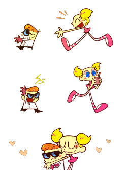 jubycomics:  “Fraternizing With The Enemy” by 白鈴 DEXTER’S LABORATORY 