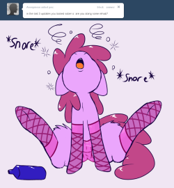 ask-berry-punch:  Nope  Cute as hell even at her worst &lt;3 And omg panties and stockings! I can die happy.