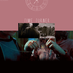  HARRY POTTER ALPHABET ϟ  → T of  Time Turner“It’s called a Time-Turner,” Hermione whispered, “and I got itfrom Professor McGonagall on our first day back. I’ve been usingit all year to get to all my lessons. Professor McGonagall made m