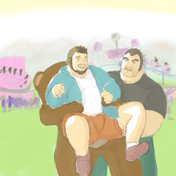 chiptunelife:  Bear hug! 