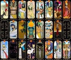 ore-no-double-stuffed-butts:  noselfpreservation:  An Egyptian-themed tarot deck.  Ooh this is really cool! :D 