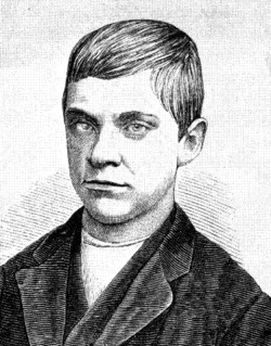 tries:  Jesse Pomeroy was fourteen when he was arrested in 1874 for the sadistic murder of a four-year-old boy.  He was quickly dubbed “The Boston Boy Fiend.”  His rampage had begun three years earlier with the sexual torture of seven other boys. 