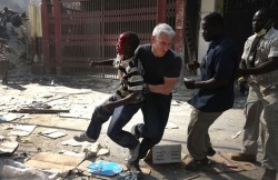 badgyal-k:   gin-and-eschatonic:  harvey-swick:  flowers-without-reason:  caesoxfan04: Anderson Cooper saving a boy in Haiti during a shooting. A slab of concrete was dropped of the boys head. Anderson fucking Cooper, everyone.  Some journalists like