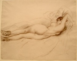 Emile Ganso, Reclining Nude