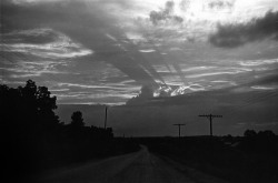 Sun setting, Kentucky photo by Peter Stackpole, 1937