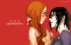 rboz:  It’s Pocky Day…! :D  I&rsquo;m not super huge into Bleach anymore but IchiRuki and UlquiHime were my top ships and Rusky-Boz was my God so I can&rsquo;t help but to reblog this, its so cute.