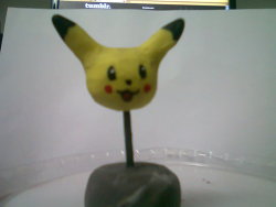  Pikachu in modeling clay. 