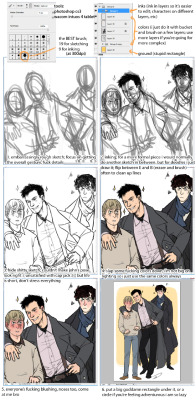 so some people have been asking for a tutorial on how i draw my sherlock art&hellip; i hadn&rsquo;t done it before because&hellip; there&rsquo;s really nothing to tutor lol. i draw them for fun, so i intentionally make the process easy and&hellip; kind