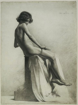 Paul Abel Lefebvre - Etude de Jeune Homme (1859)