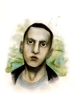 Eminem. Just a speed painting, I know it&rsquo;s not perfect. I&rsquo;ve been experimenting with different ways of colouring