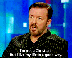 socutherthehelldown:   Ricky Gervais on being an atheist. (x)   