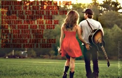 haleighautumn:  “there’s somethin’ about a kiss that’s gonna lead to more” (: 