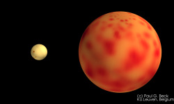 kn-27:  &lsquo;Starquakes&rsquo; Reveal Hidden Secrets Inside Stars  Starquakes in red giants — seismic shivers that can run all the way to the hearts of those stars — now reveal that their cores spin much faster than their surfaces, researchers find.