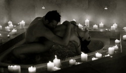 This would be the most romantic night. The warm water surrounding us, as we drift closer rubbing each other in a all the right places before we just can&rsquo;t take it any more and fuck each other senseless.