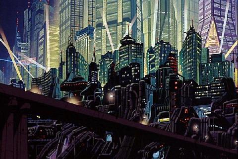 Futuristic city, Neo tokyo, Akira anime