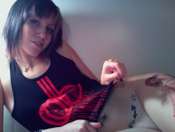 drivenbyboredom:  I need to make new girl DBB shirts. I miss getting photos like these in my inbox.