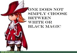 carlosae88:  I’m a total red mage :)  Always a red mage xD