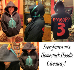 frenchpeoplegivemethecrepes:  seerofsarcasm:  Hey guys! So ive been meaning to host a giveaway for a while now, and after I made this hoodie for my beautiful girlfriend cancerously, I decided hey, why not make one more! THERE WILL BE ONE WINNER! IF YOU